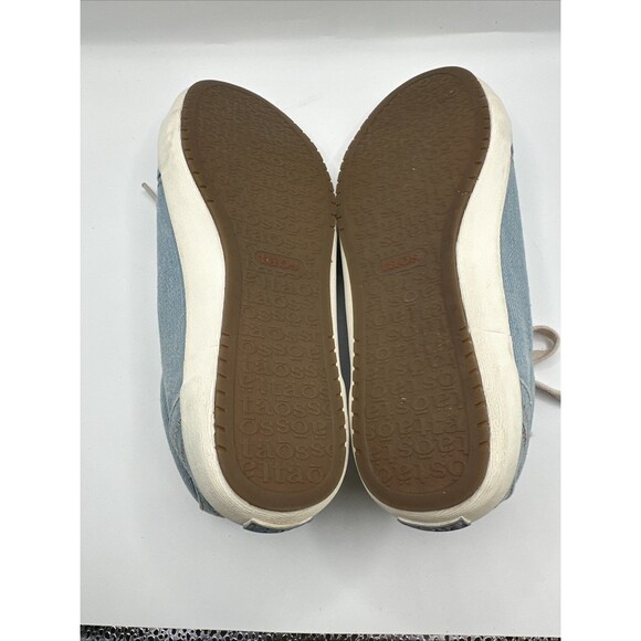 Taos Womens Chambray Light  Star Denim Casual Lace Up Shoes Size 8 - Picture 6 of 9